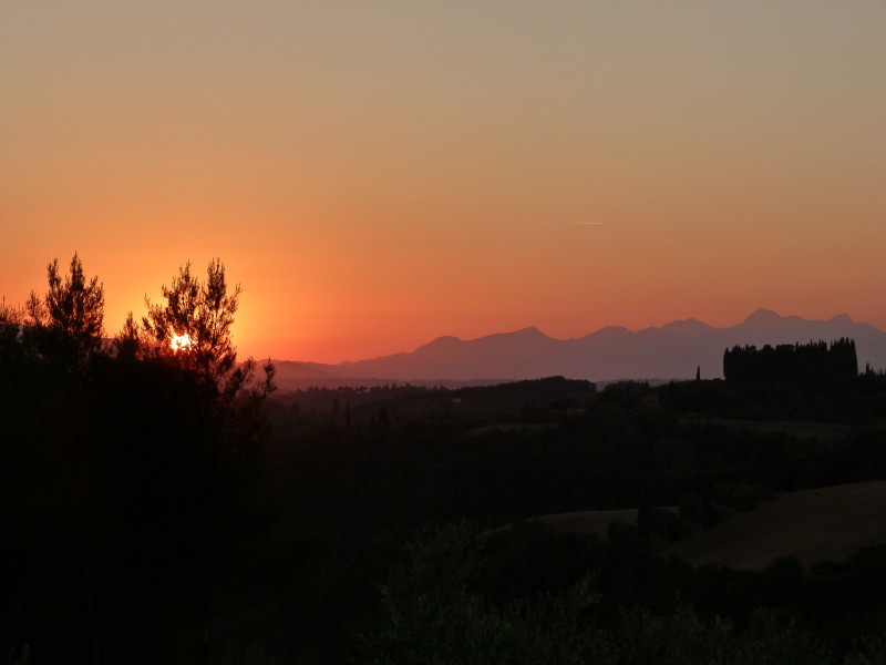 Tramonto a Sottogello